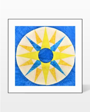 GO! Mariner's Compass-12" Finished Embroidery Designs