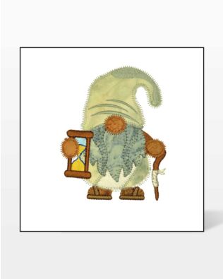 GO! Father Time Gnome Embroidery Specialty Designs