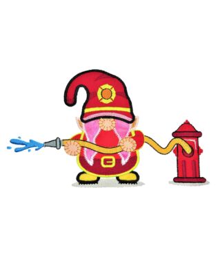 GO! Fire Fighter Gnomes Embroidery Specialty Designs