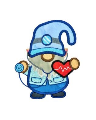 GO! Nurse's Day Gnome Embroidery Specialty Designs