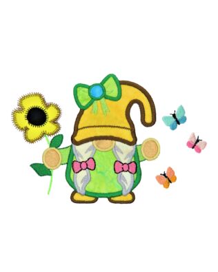 GO! Spring Gnomess Embroidery Specialty Designs