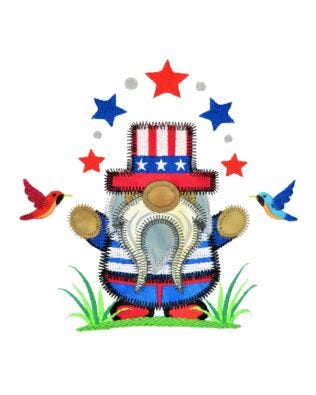 GO! Patriotic Gnome Embroidery by Specialty Designs