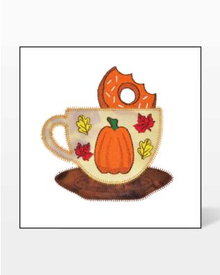 GO! Coffee in the Fall Embroidery Specialty Designs