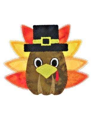 GO! Pumpkin Turkey Embroidery by Specialty Designs