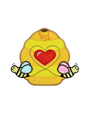 GO! Beehive Love Embroidery Specialty Designs