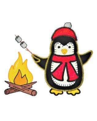 GO! Camping Penguin Embroidery by Specialty Designs