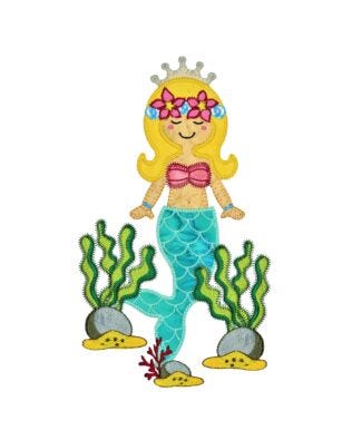 GO! Under the Sea Mermaid Queen Embroidery Specialty Designs
