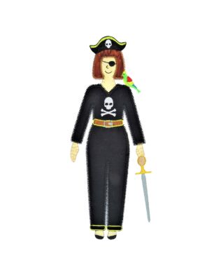 GO! Pirate Costume by TipStitched Embroidery Specialty Designs