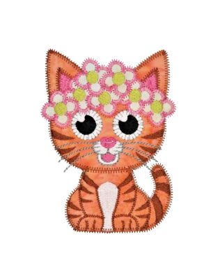GO! Flower Crown Kitten Embroidery by Specialty Designs