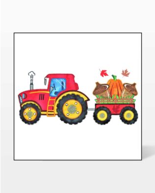 GO! Tractors and Pumpkins Embroidery Specialty Designs
