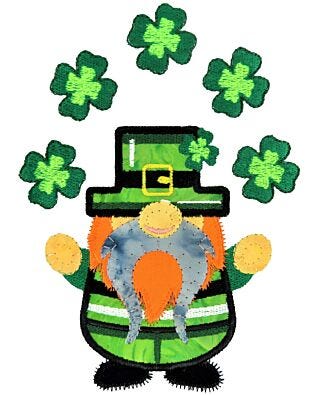 GO! Shamrock Gnome Embroidery Specialty Designs