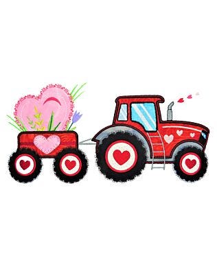 GO! Truckload of Love Embroidery Specialty Designs