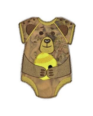 GO! Honey Bear Onesie Embroidery Specialty Designs