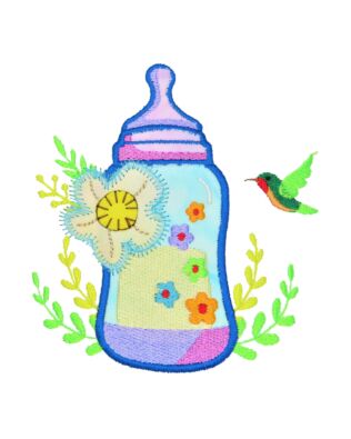 GO! Summer Baby Bottle Embroidery by Specialty Designs