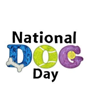 GO! National Dog Day Embroidery by Specialty Designs