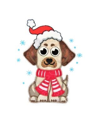 GO! Puppy Santa Embroidery by Specialty Designs