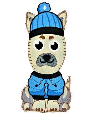 GO! Winter Puppy Embroidery Specialty Designs