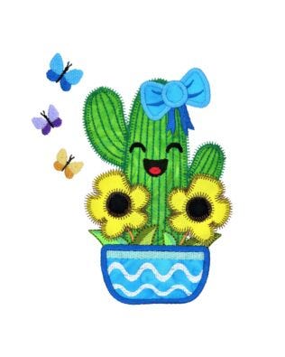 GO! Pretty Cactus Embroidery by Specialty Designs