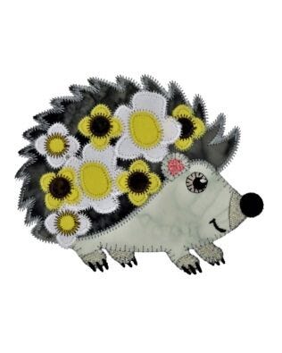 GO! Flower Garden Hedgehog Embroidery by Specialty Designs
