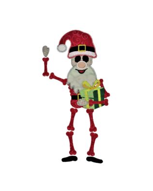 GO! Santa Skeleton by Chris Marchini Embroidery by Specialty Designs