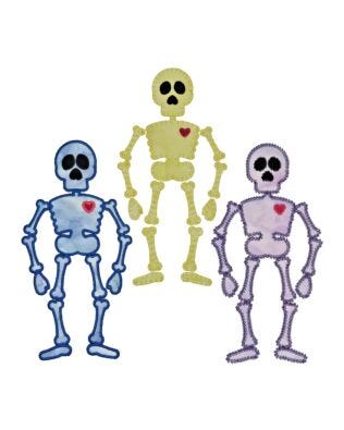GO! Skeleton by Chris Marchini Embroidery Designs