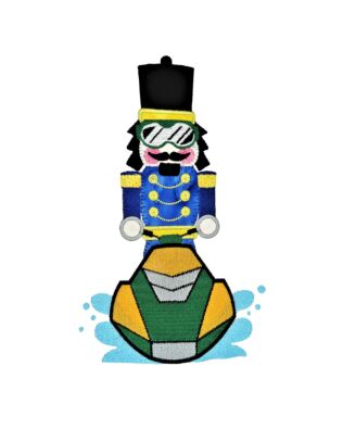 GO! Jet Skiing Nutcracker Embroidery by Specialty Designs