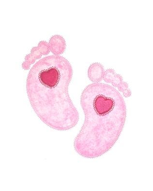 GO! Heart Feet Embroidery by V-Stitch Designs