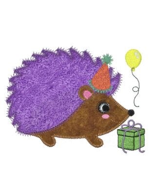 GO! Hedgehog Party Embroidery by V-Stitch Designs