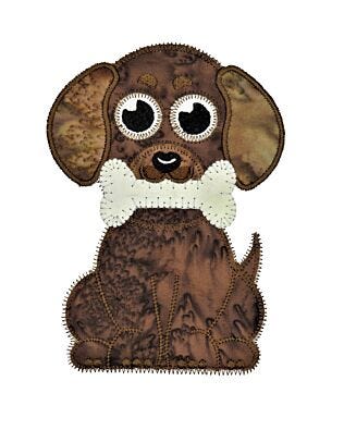 GO! Puppy with Bone Embroidery Specialty Designs