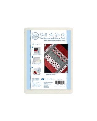 Sophisticated Strips Lap Quilt-As-You-Go Kit