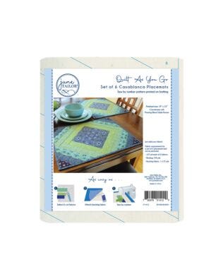 Casablanca Placemats Quilt-As-You-Go Kit (6 Pack)