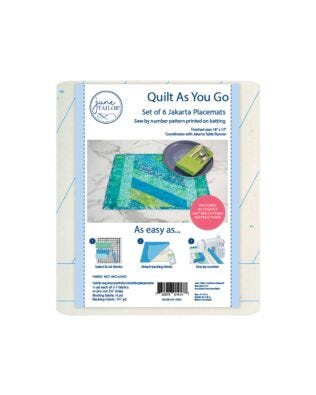 Jakarta Placemats Quilt-As-You-Go Kit (6 Pack)