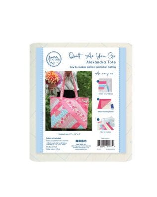 Alexandra Tote Bag Quilt-As-You-Go Kit
