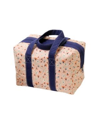 Insulated Lunchbox Totes with Zippity-Do-Done Zipper - Navy