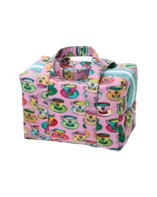Insulated Lunchbox Totes with Zippity-Do-Done Zipper - White