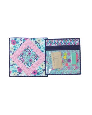 Project Bags Quilt-As-You-Go Kit with Zippity-Do-Done Zipper - Navy (Set of 2)