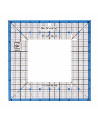 Get Squared Ruler; 8-1/2" Outer 4-1/2" Inner