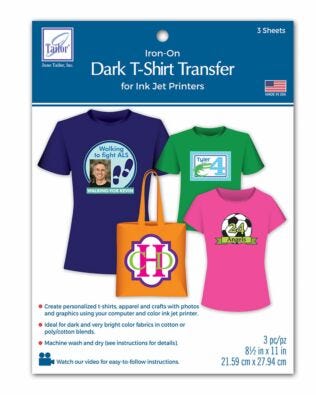 Dark T-Shirt Transfer - 3 Sheets