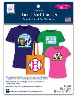 Dark T-Shirt Transfer - 10 Sheets