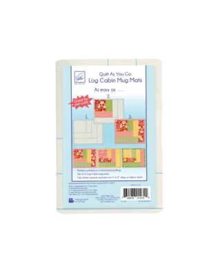 Log Cabin Mug Mat Quilt-As-You-Go Kit (3 Pack)
