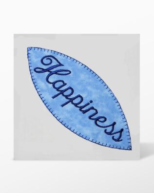 GO! Orange Peel Blanket Stitch Words Embroidery by Linda Horne (LH-OPBW)