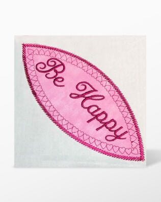 GO! Orange Peel Stem Stitch Words with Hearts Embroidery by Linda Horne (LH-OPSWH)