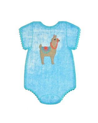 GO! Llama Onesie Embroidery by V-Stitch Designs
