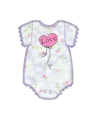 GO! Love Onesie Embroidery by V-Stitch Designs