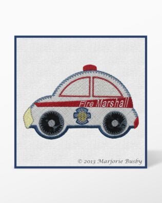 GO! Cute Car Embroidery Designs CD by Marjorie Busby