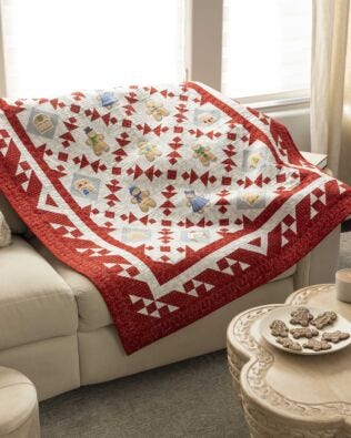 Ginger Cookie Quilt Pattern by Marjorie Busby