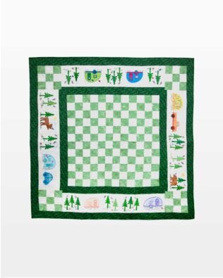 Camper Home in the Woods Quilt Pattern by Marjorie Busby