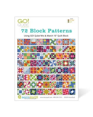 GO! Qube 16" Block-72 Block Patterns Booklet