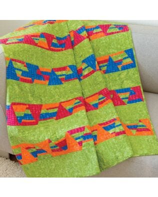 GO! Fractured Triangles Quilt Pattern (PQ10303)