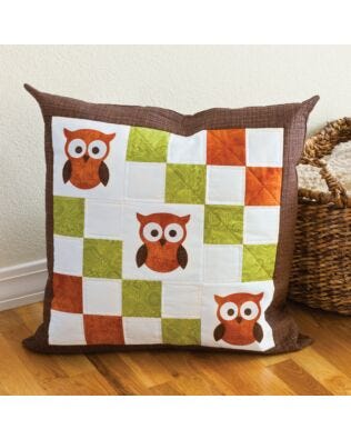 GO! Owl Pillow Pattern (PQ10305)